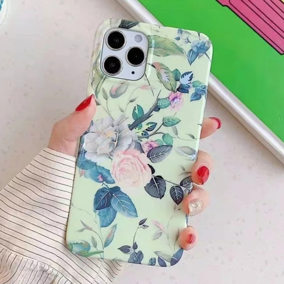 CASELIX Other - Iphone 11 Case Iphone 12 Pro Max Case Floral laser Holographic